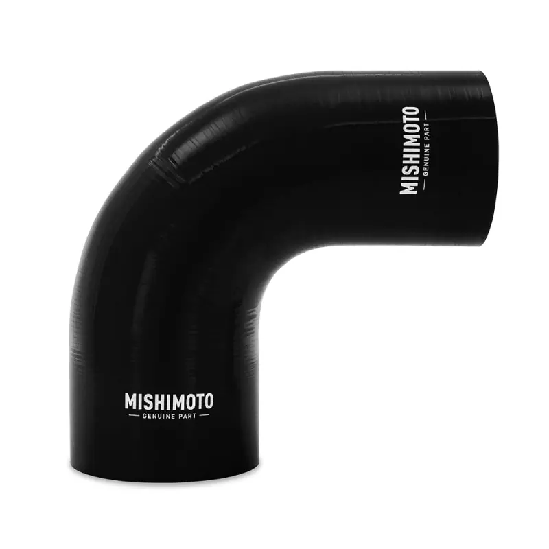 Mishimoto Silicone Reducer Coupler 90 Degree 3in to 3.75in - Black (MISMMCP-R90-30375BK)
