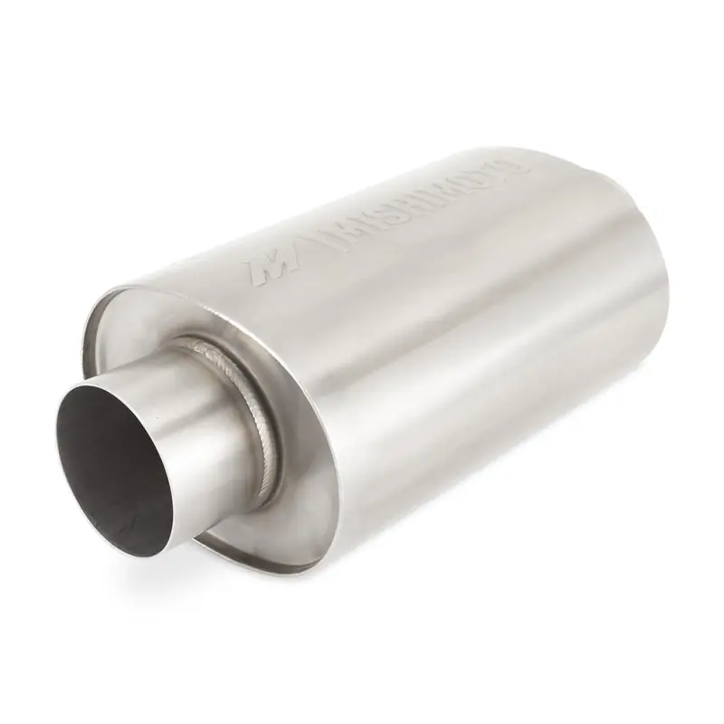Mishimoto Universal Resonator with 2.5in Inlet/Outlet - Brushed (MISMMEXH-RES-25BR)