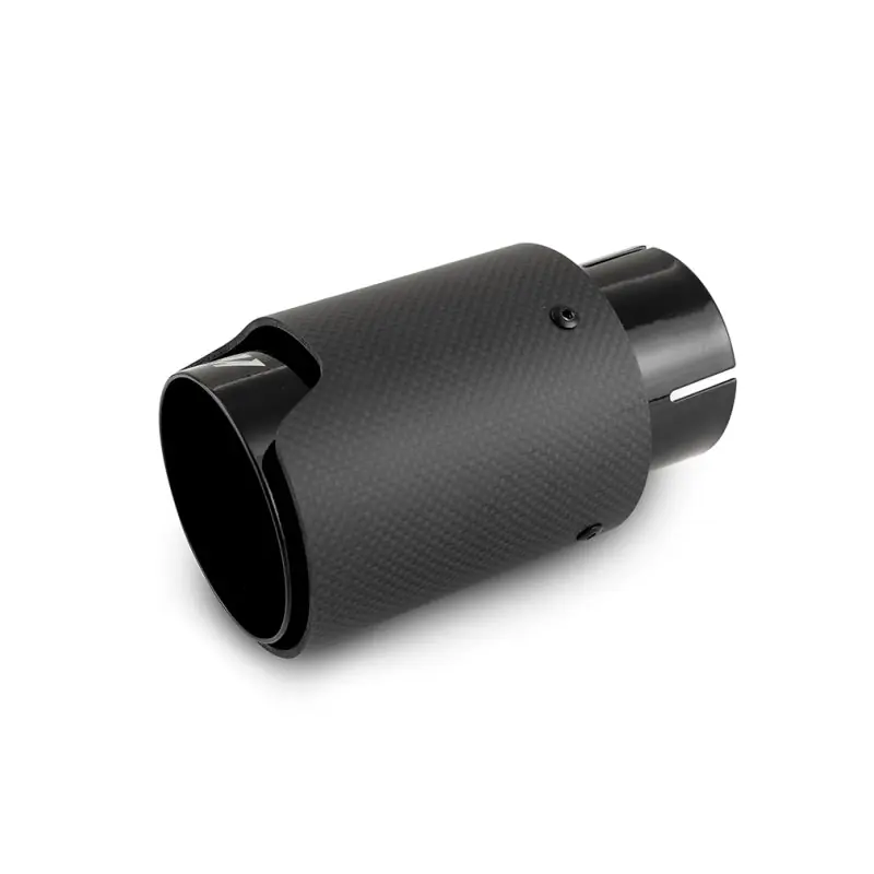 Mishimoto Carbon Fiber Muffler Tip 2.5in Inlet 3.5in Outlet M Black (MISMMEXH-TIP-CFM25BK)