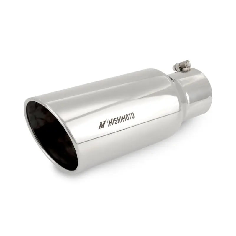 Mishimoto Universal Steel Muffler Tip 5in Inlet 6in Outlet Polished (MISMMEXH-TIP-DSL56)