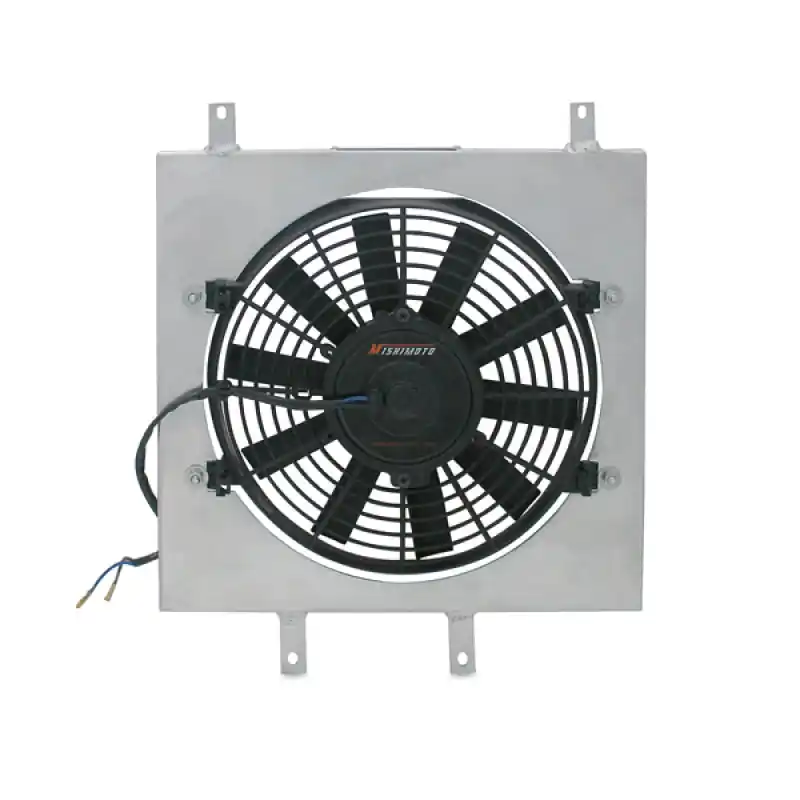 Mishimoto 22x18x3.5 Dual Pass Race Radiator Aluminum Fan Shroud Kit (MISMMFS-DBP-26)