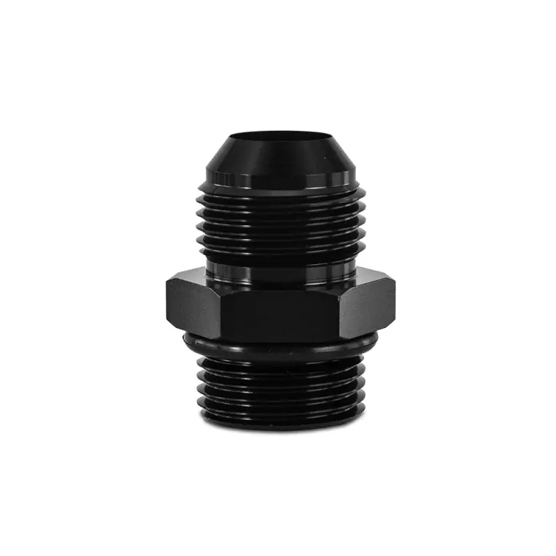 Mishimoto -16ORB to -16AN Aluminum Fitting Black (MISMMFT-16ORB-16BK)