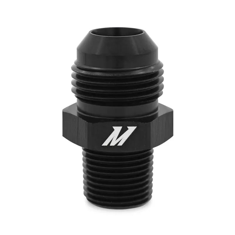 Mishimoto Aluminum -8AN to 1/4 NPT Fitting - Black (MISMMFT-ADA-0814)