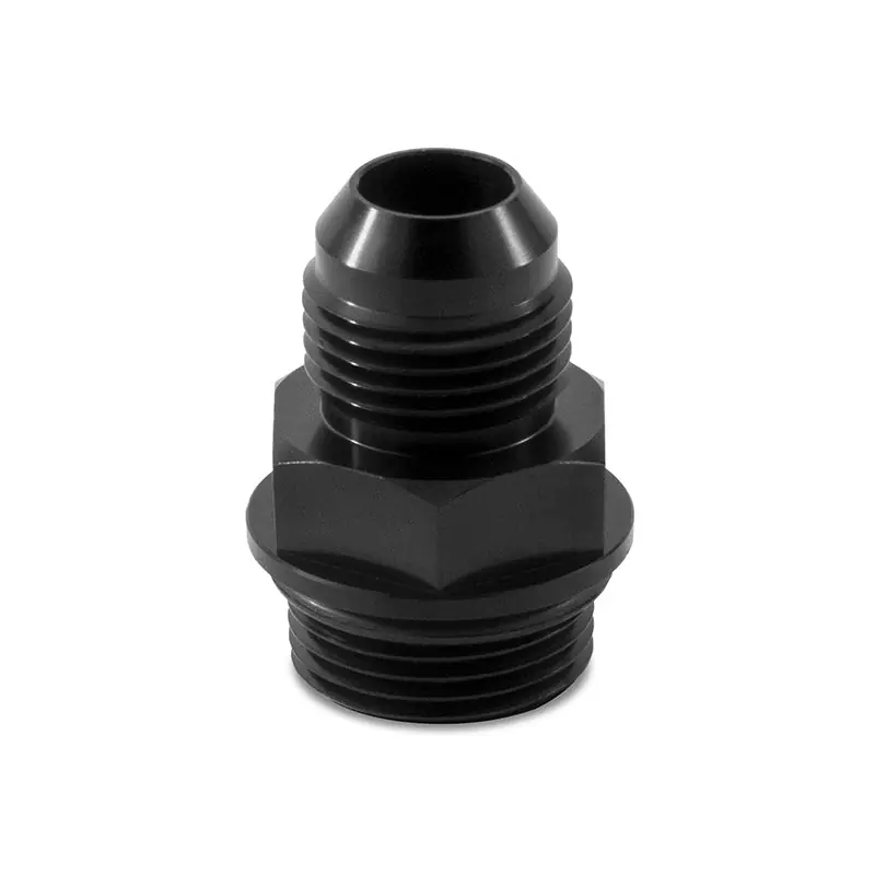 Mishimoto M27 x 2.0 to -10AN Aluminum Fitting - Black (MISMMFT-M27-10BK)