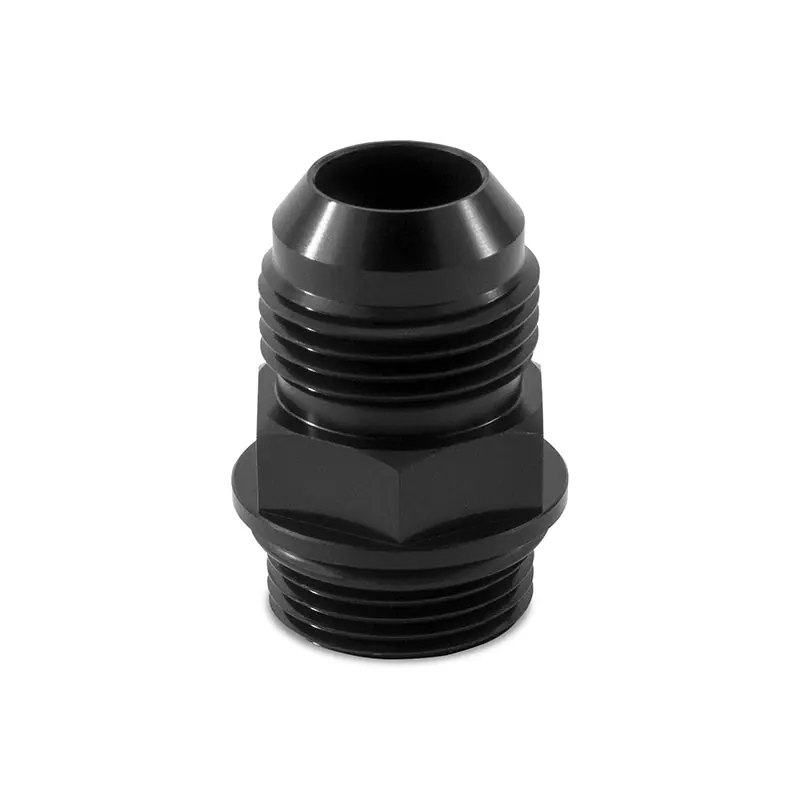 Mishimoto M27 x 2.0 to -12AN Aluminum Fitting - Black (MISMMFT-M27-12BK)
