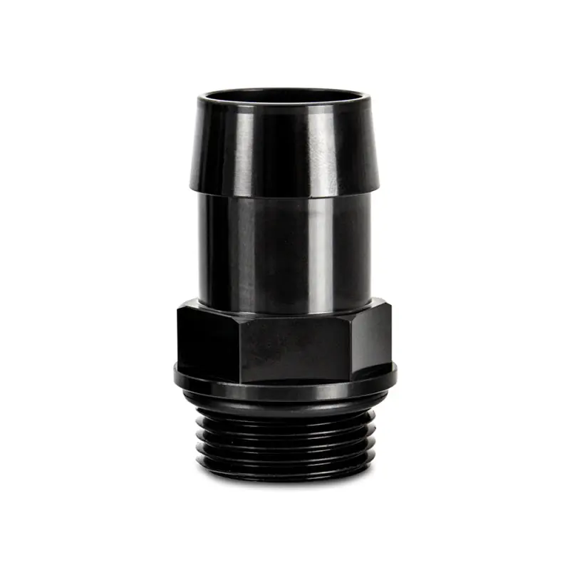 Mishimoto 1pc M27x2.0 1in Aluminum Catch Can Fitting Black (MISMMFT-M27-1BK)