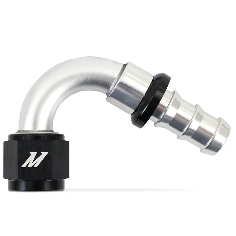 Mishimoto 120-Degree Push Lock Fitting -10AN (MISMMFT-PL-10120)