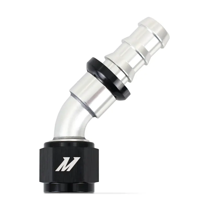 Mishimoto 45-Degree Push Lock Fitting -10AN (MISMMFT-PL-1045)