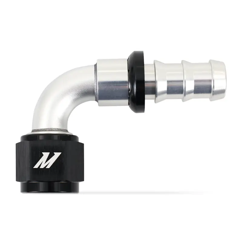 Mishimoto 90 Degree Push Lock Fitting - 10AN (MISMMFT-PL-1090)