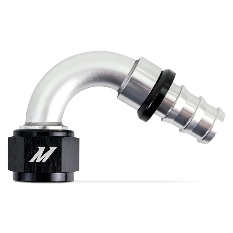 Mishimoto 120-Degree Push Lock Fitting -12AN (MISMMFT-PL-12120)