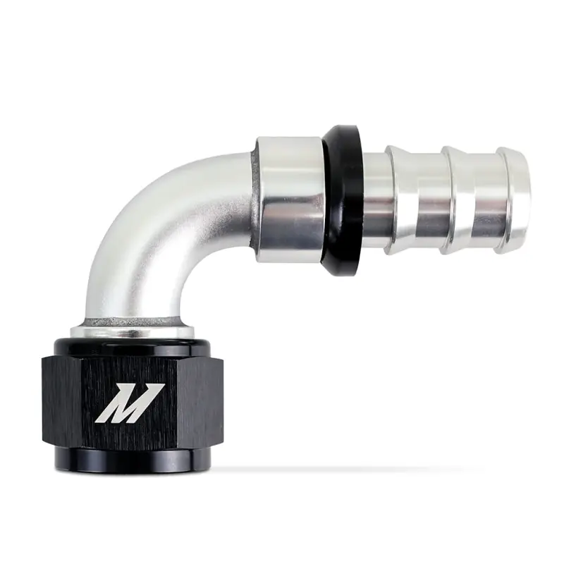 Mishimoto 90-Degree Push Lock Fitting -12AN (MISMMFT-PL-1290)
