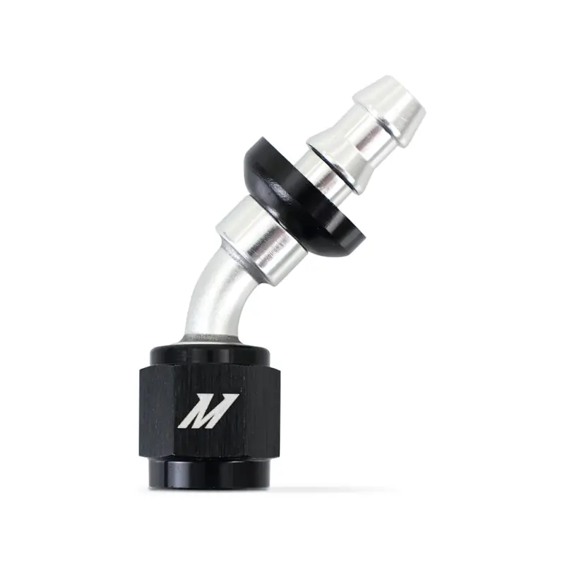 Mishimoto 45 Degree Push Lock Fitting - 4AN (MISMMFT-PL-445)