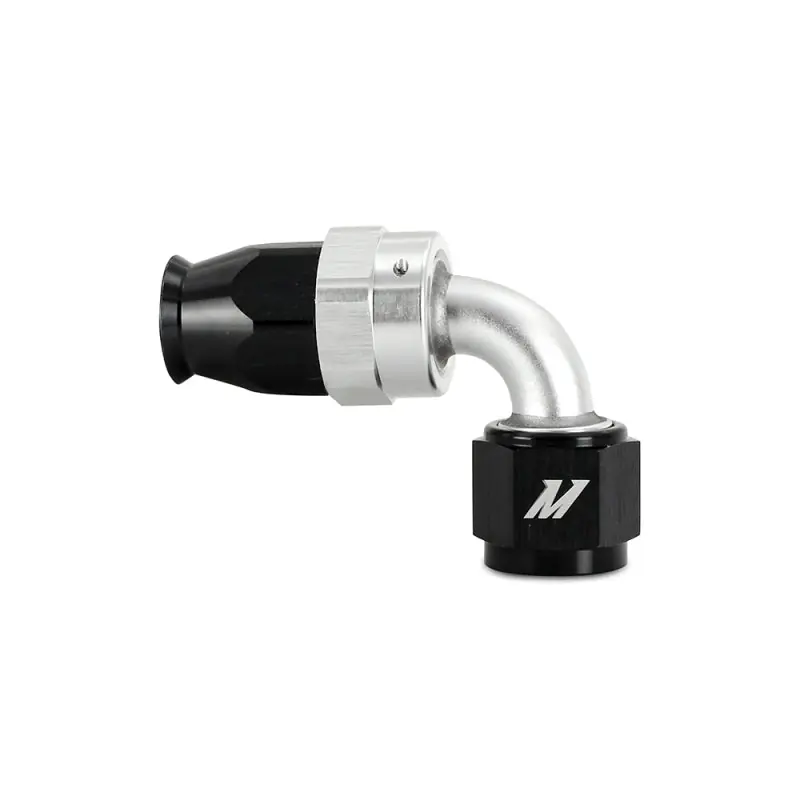 Mishimoto Aluminum PTFE -6AN 90 Degree Fitting Black (MISMMFT-SW-06P-90)