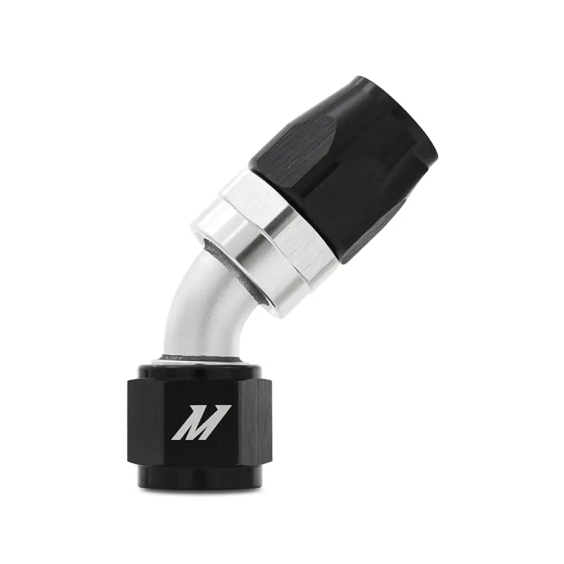 Mishimoto Aluminum -12AN 45 Degree Fitting - Black (MISMMFT-SW-12-45)