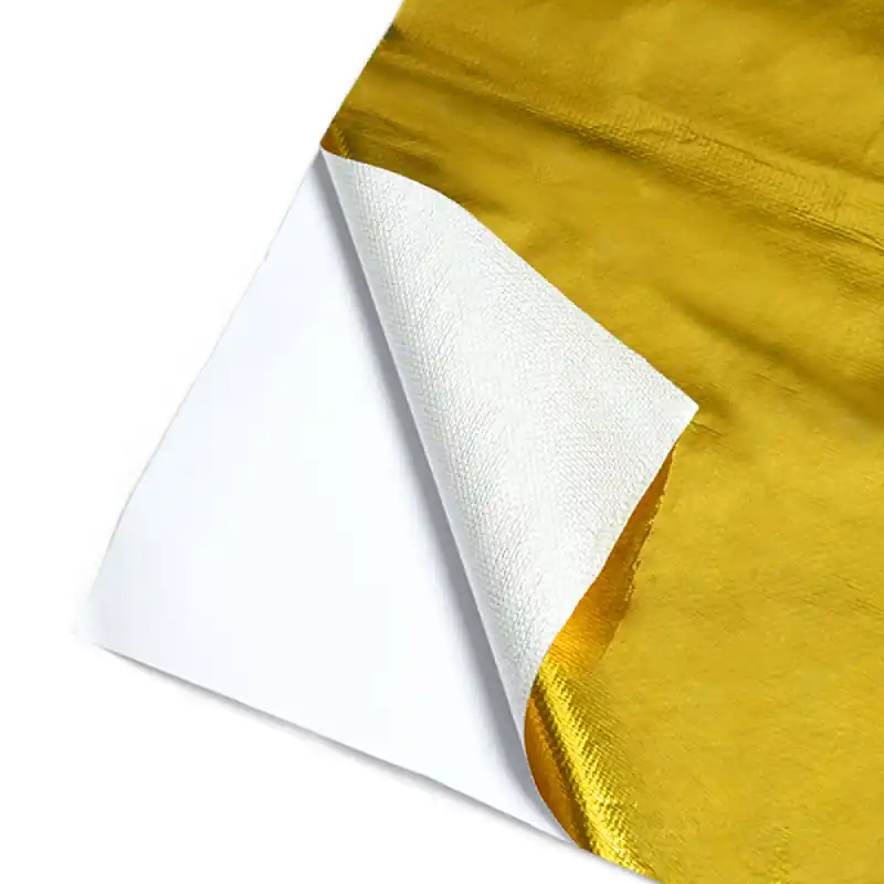 Mishimoto Gold Reflective Barrier w/ Adhesive Backing 24 inches x 24 inches (MISMMHP-GRB-2424)