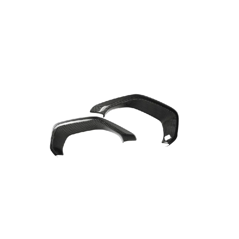 JDMuscle [22-25 WRX] Tanso Dry Carbon Fiber Exhaust Finisher Trim Covers w/ Gloss Finish