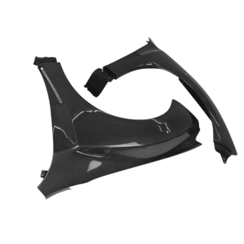 JDMuscle Tanso Carbon Fiber/FRP OE Style Fenders for 08-14 Subaru STI / 11-14 WRX GRB/GVB