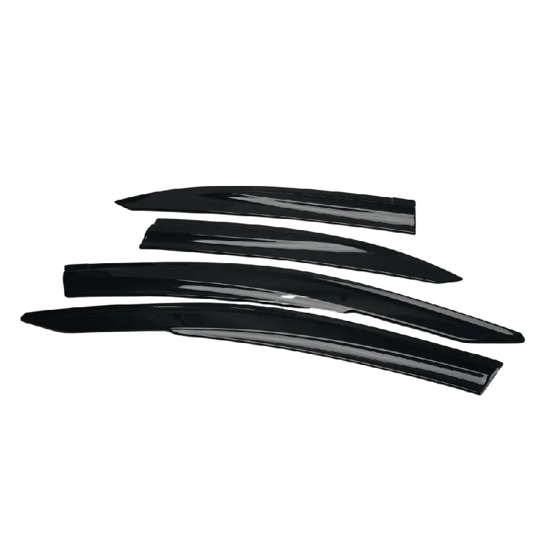 JDMuscle V1 Rain Guards / Window Visors-Acrylic/Carbon Fiber (2022-2025 Subaru WRX)