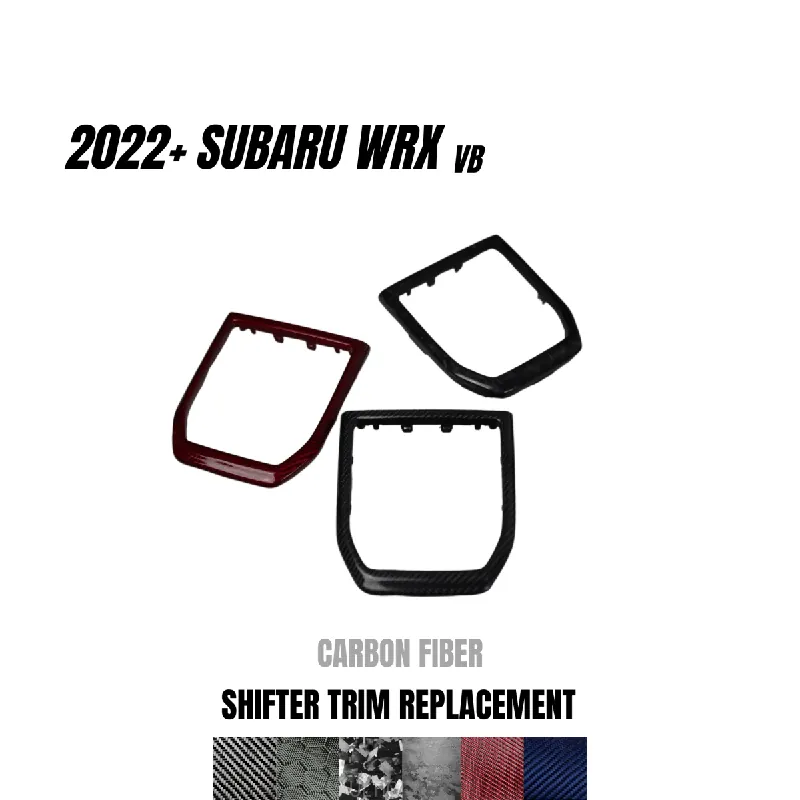 JDMuscle MT Carbon Fiber Shifter Trim Replacement (2022-2025 Subaru WRX)