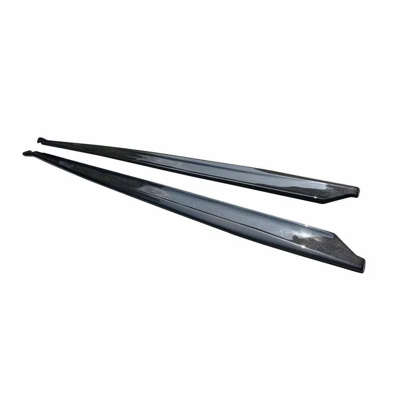 JDMuscle Tanso Carbon Fiber MX Style Side Skirt (2020+ Toyota Supra)