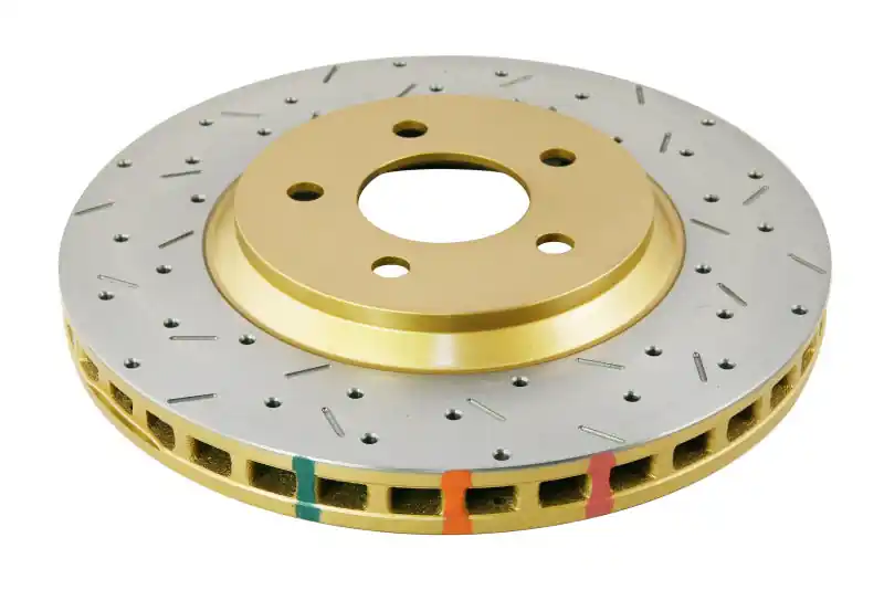 DBA 05-10 Mustang GT/ 11+ V6 Front Drilled & Slotted 4000 Series Rotor (DBADBA42113XS)
