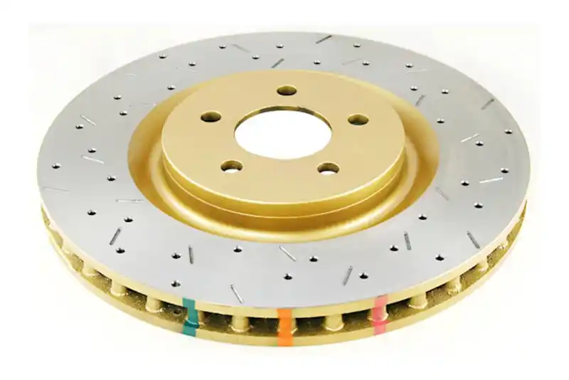 DBA 05-10 Mustang GT V8 Shelby Edition Front Drilled & Slotted 4000 Series Rotor (DBADBA42124XS)