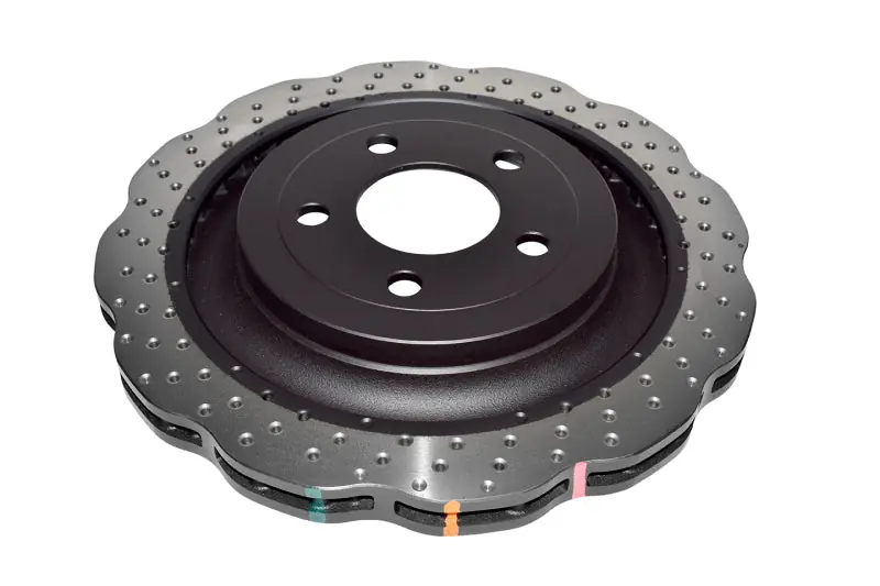 DBA 15-20 Ford Mustang (w/GT Performance Package) Rear 4000 Series Drilled Wavy Rotor (DBADBA42165WXD)