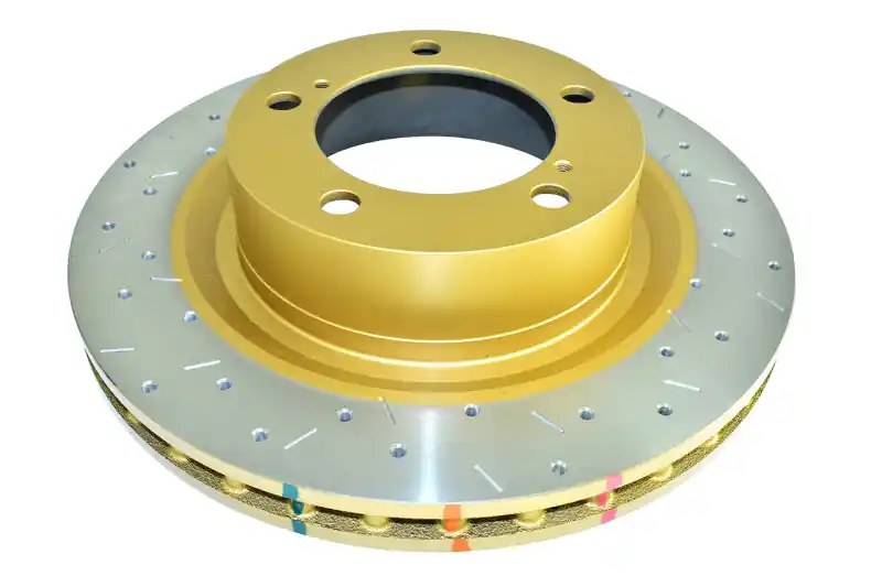 DBA 08-10 Toyota Sequoia/07-10 Tundra 2WD/4WD Front Drilled and Slotted 4000 Series Rotor (DBADBA42724XS)