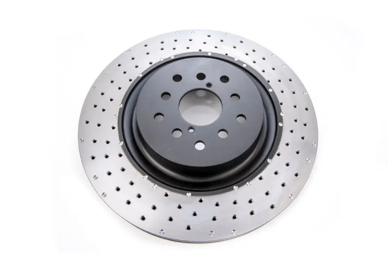 DBA 04-17 Subaru WRX STi Front Crossdrilled/Dimpled 4000 XD Series Rotor (DBADBA43050XD-10)