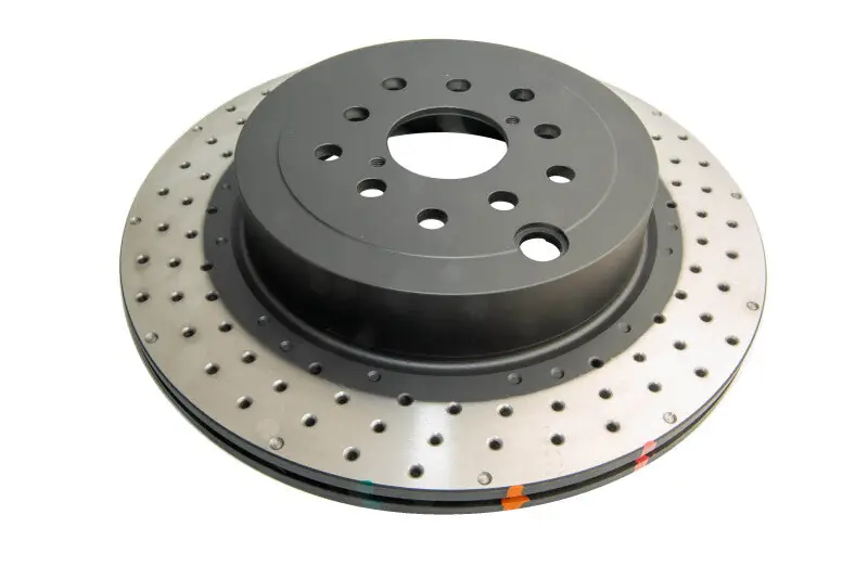 DBA 04-17 Subaru WRX STi Rear Crossdrilled/Dimpled 4000 XD Series Rotor (DBADBA43051XD-10)