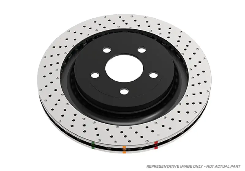 DBA 17-21 Honda Civic Type R Hatch Rear 4000 Series Drilled Rotor (DBADBA43701XD)