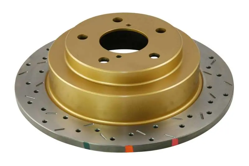 DBA 02-06 WRX / 98-07 Impreza 2.5L RS Rear Drilled & Slotted 4000 Series Rotor (DBADBA4644XS)