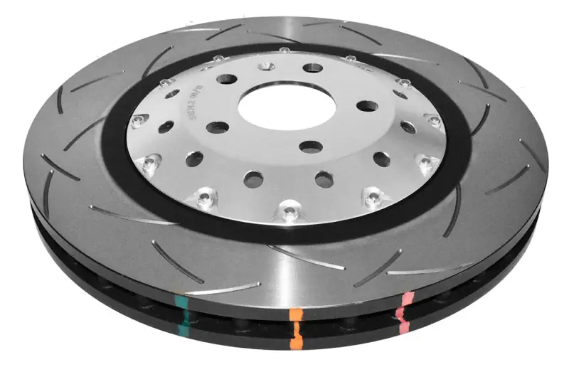 DBA Audi R8/RS5 F T3 5000 Series Slotted Front Rotor - Silver Hat (DBADBA52834SLVS)