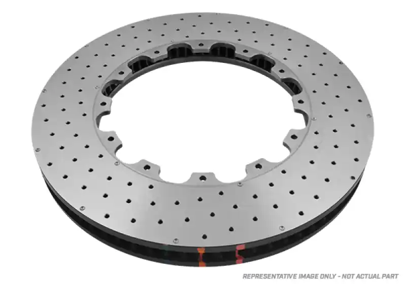 DBA 2018 Subaru WRX Front 5000 Series Drilled Ring w/NAS Nuts (DBADBA53050.1XD)