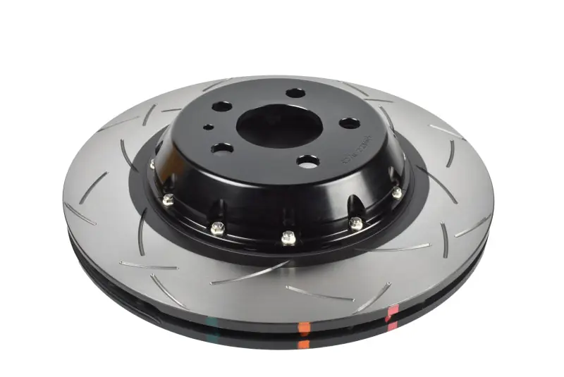 DBA 17-23 Tesla Model 3 (w/355mm Front Rotor) Front 5000 Series 2-Piece Slotted Rotor w/Black Hat (DBADBA53942BLKS)