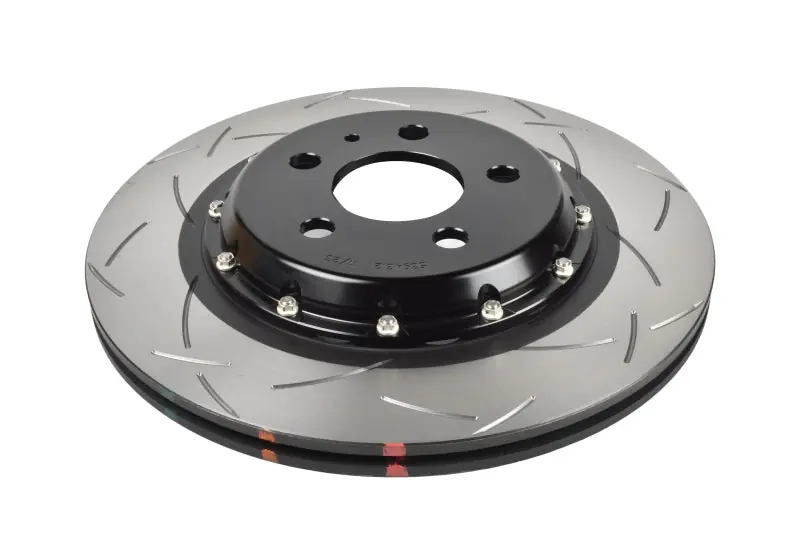 DBA 17-23 Tesla Model 3 Rear 5000 Series 2-Piece Slotted Rotor w/Black Hat (DBADBA53943BLKS)