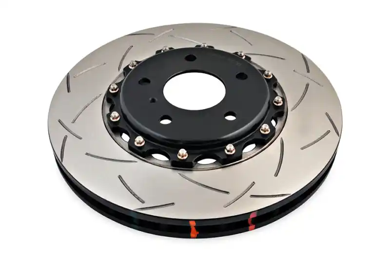 DBA 03-07 350Z / 03-04 G35 w/ Brembo Front Slotted 5000 Series 2 Piece Rotor Assembled w/ Black Hat (DBADBA5600BLKS)