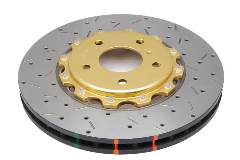 DBA 03-07 350Z / 03-04 G35 w/ Brembo Front Drilled & Slotted 5000 Series 2 Piece Rotor Assembled w/ (DBADBA5600GLDXS)