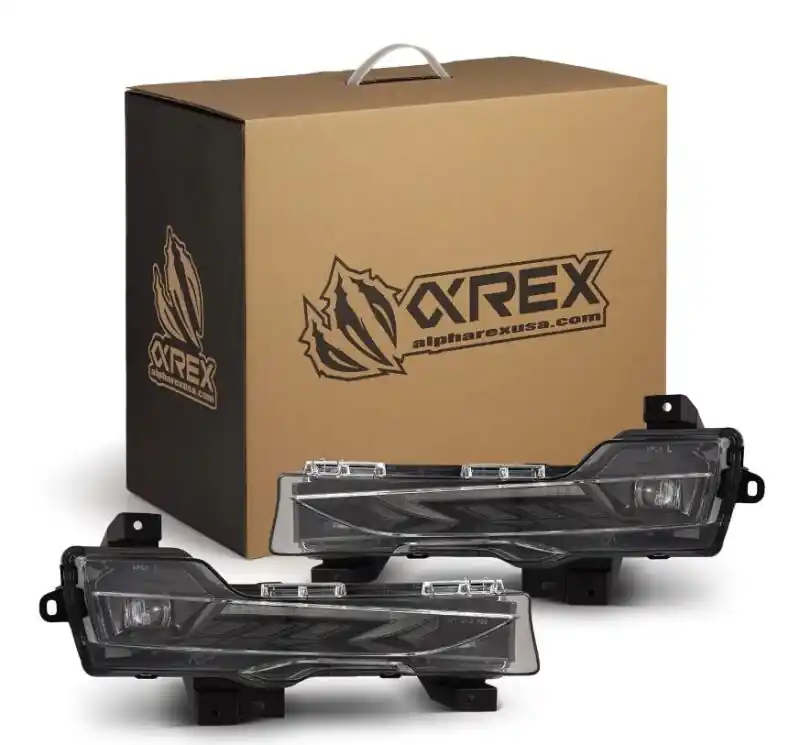 AlphaRex 17-23 Tesla Model 3/20-24 Model Y Double Tap Dual Color LED Projector Fog Lights (ARX210010)