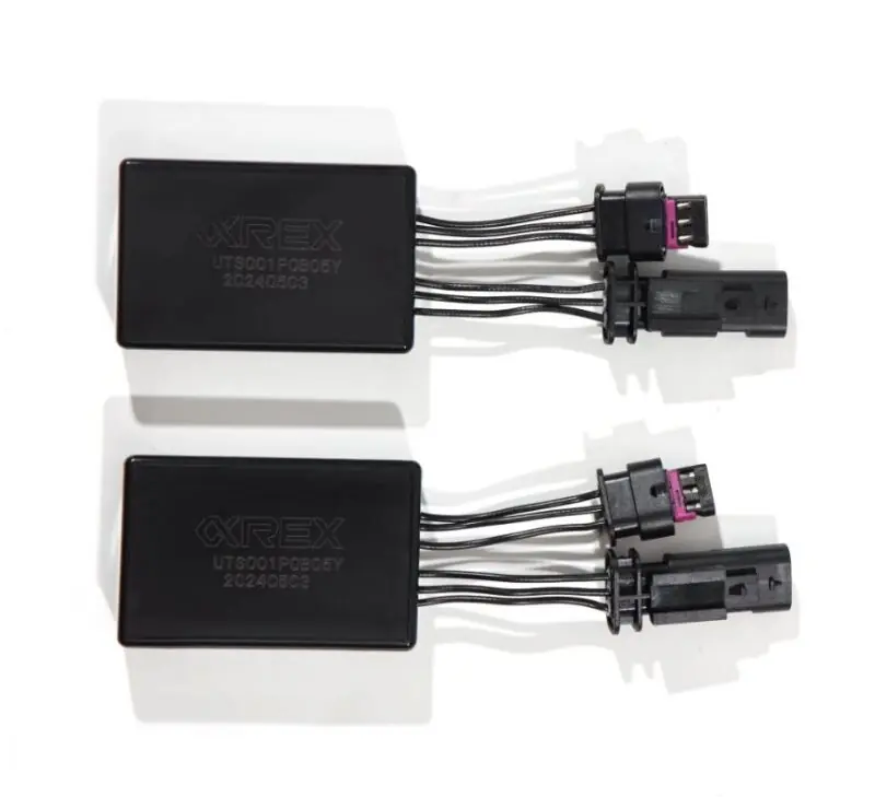 AlphaRex 17-23 Tesla Model 3/Y Stock Reflector Headlights to ARX Fog Lights Decoder Wiring Adapter (ARX210081)
