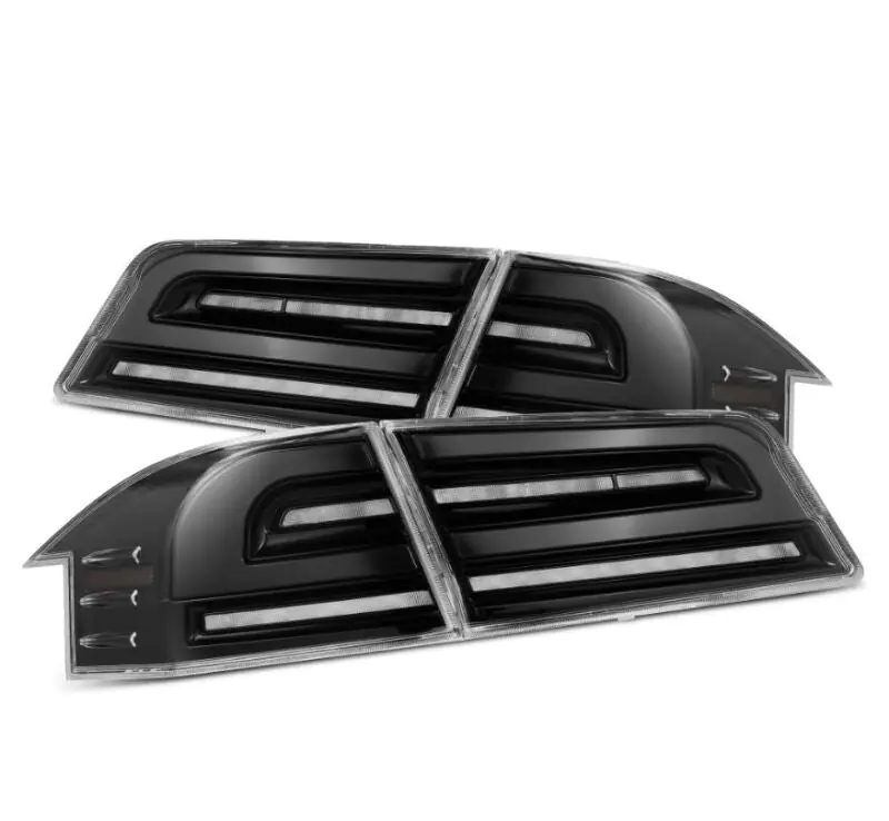 AlphaRex 12-21 Tesla Model S LUXX-Series LED Tail Lights - Alpha-Black (ARX601110)