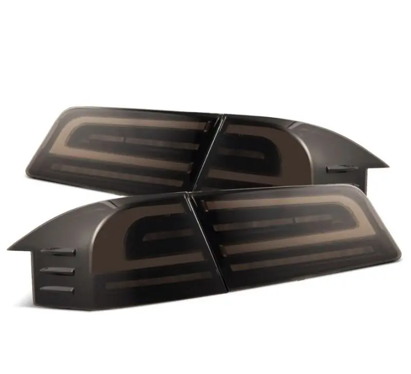 AlphaRex 12-21 Tesla Model S LUXX-Series LED Tail Lights - Black (ARX601120)