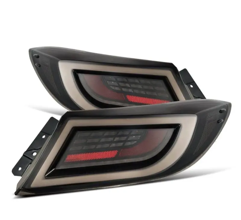 AlphaRex 22-24 Toyota GR86 LUXX LED Taillights Black Smoke (ARX675020)