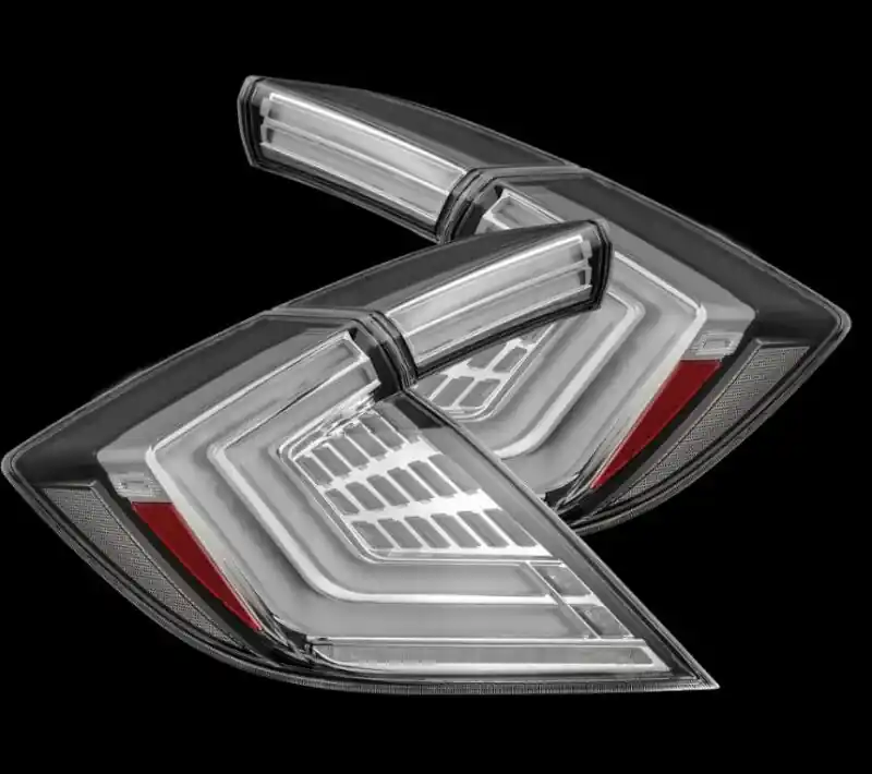 AlphaRex 16-21 Honda Civic Hatchback / Type-R FK8 Nova-Series LED Tail Lights (Pair) - Clear (ARX676030)