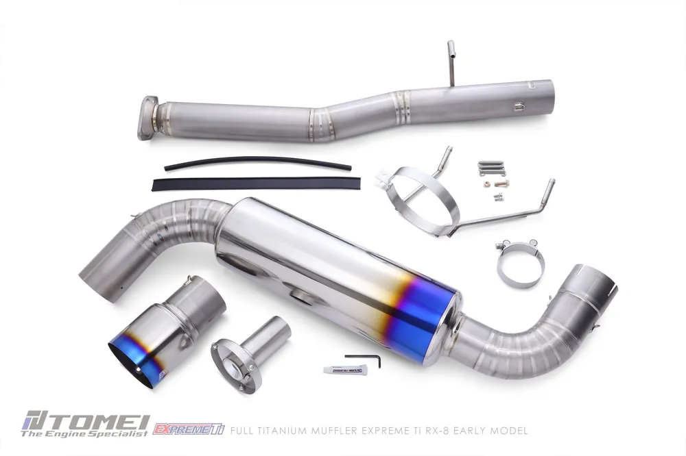 Tomei Titanium Cat-Back Exhaust System | 2003-2012 Mazda RX-8 (TB6090-MZ07A)