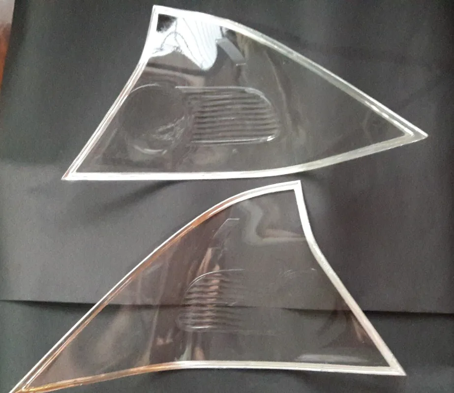 NTXGlow Clear Tail Light Lenses (2004-2005 Honda Civic Coupe)