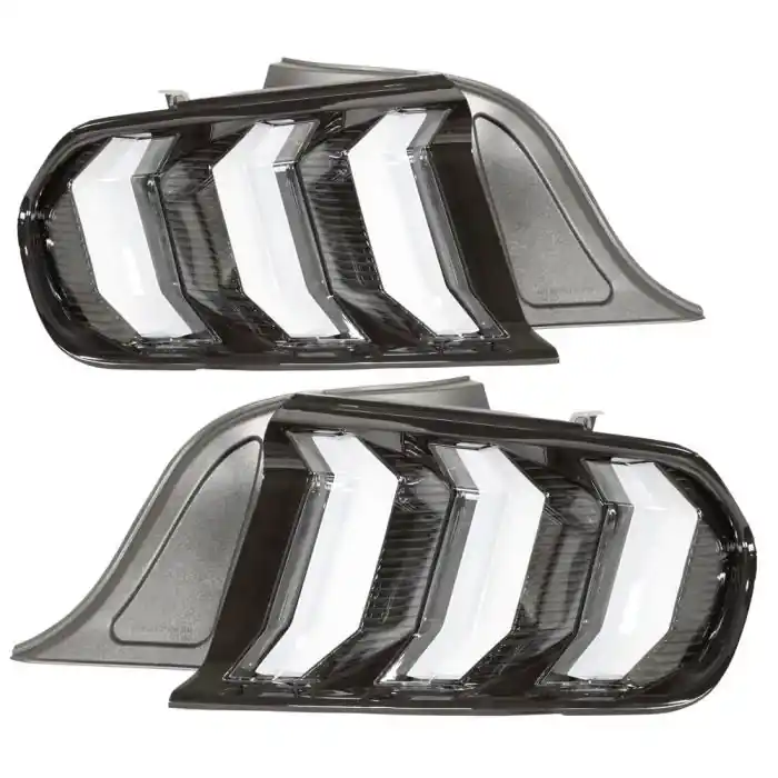 NTXGlow Clear S550 Tail Lights (2015-2023 Ford Mustang)