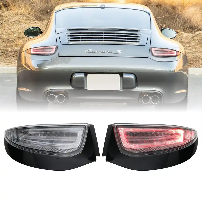 NTXGlow LED Light Bar Clear Tail Made By Depo (2009-2012 Porsche 911 Carrera 997)