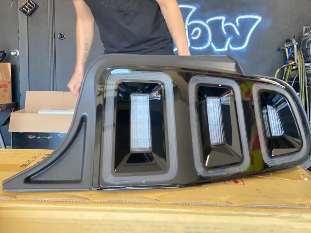 NTXGlow Custom Clear Tail Lights (2010-2014 Ford Mustang)