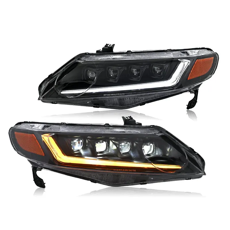 NTXGlow Headlights | 2006-2011 Honda Civic 4 Door